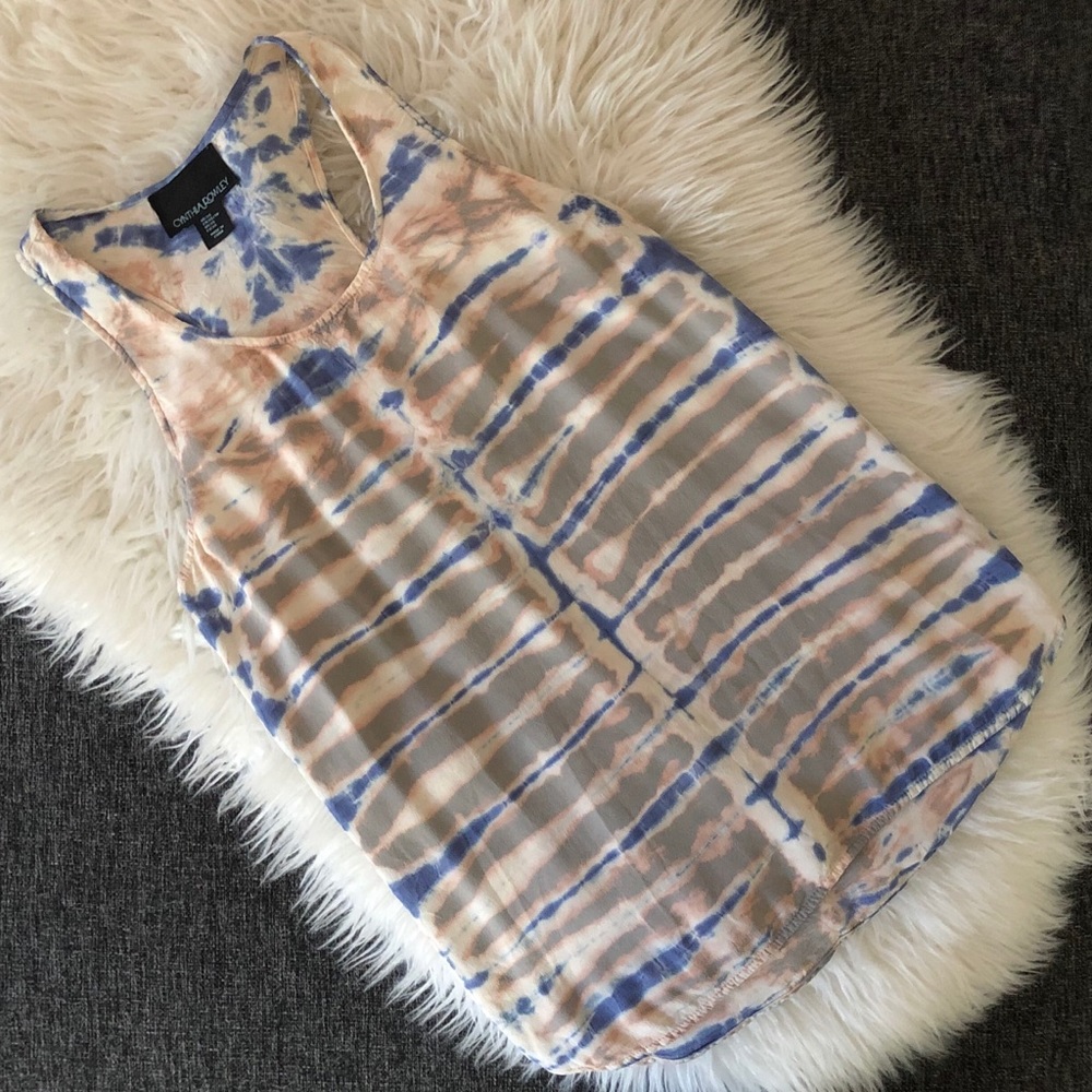 Cynthia Rowley 🌞 Silk Sleeveless Top - Size: XS - Picture 1 of 8